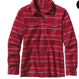 ☑️ Patagonia Flannel Shirt 100% Organic Cotton Sz 2